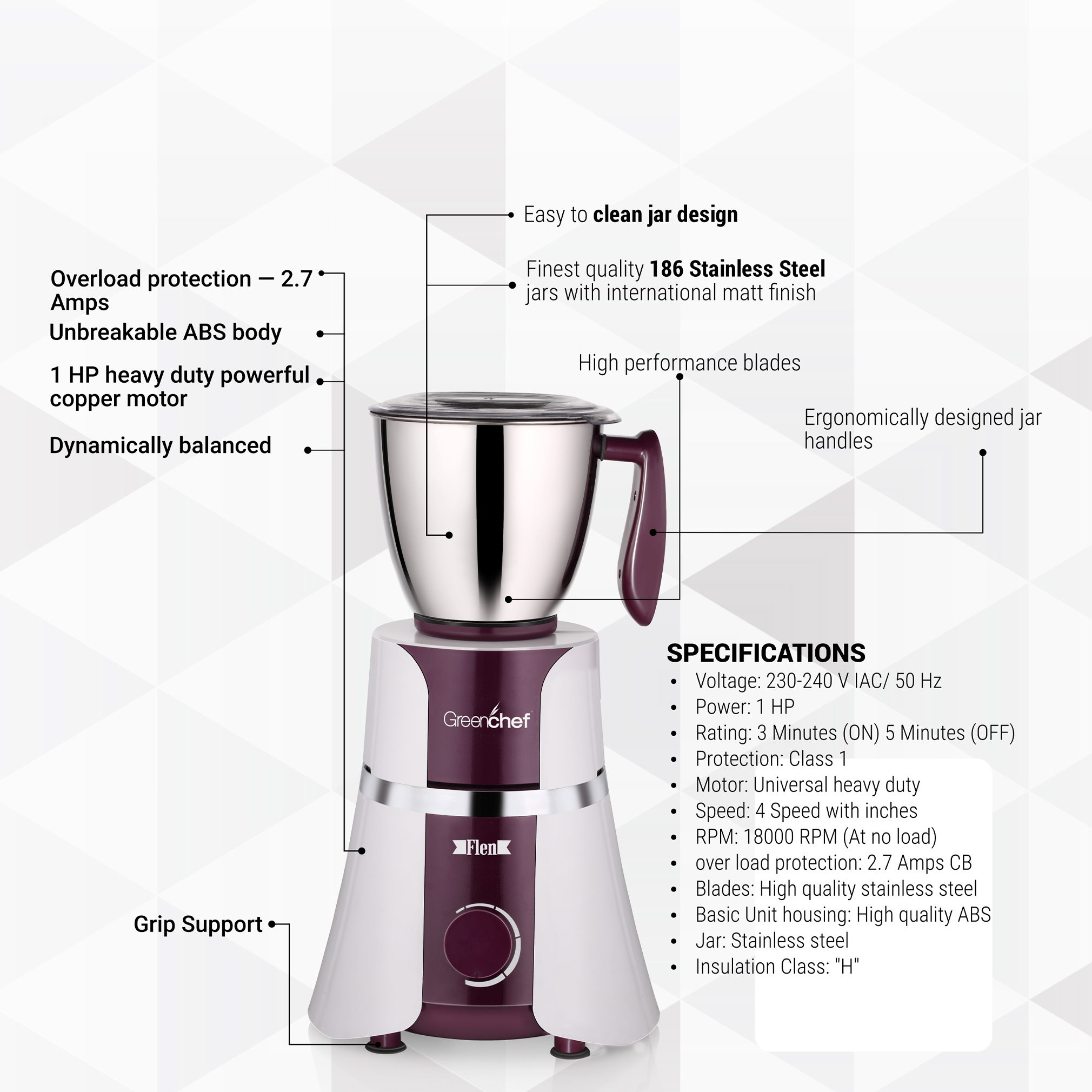 Green chef clearance mixer grinder